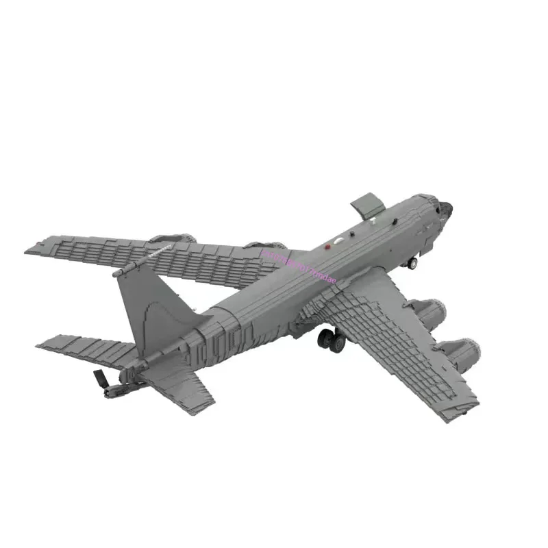 WW2 군사 MOC 보잉 KC-135R 스트라토탱커 모델, 창의적인 아이디어, 하이테크 어린이 장난감 선물, 전투기 비행기 블록, 12444 개, 신제품