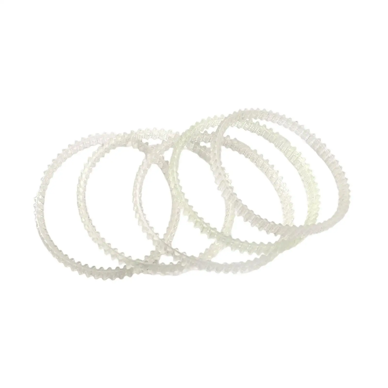 6 Pieces KT6808 Chain Dentate Strips Wear Resistant Professional Easy to Use Practical Jewelry Rotary Tumbler Parts Accessories