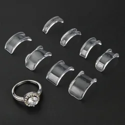 8pcs Invisible Soft Ring Pad Size Adjuster No Harm To Hands Jewelry Tools Resin Accessories