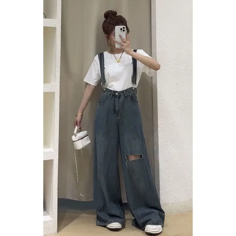 

Jumpsuits Women Outfit Vintage Cotton Girls Cute Printed Comfortable Girl Colorful Polka Dot Ruffled Strap Crinkle Snap Closure