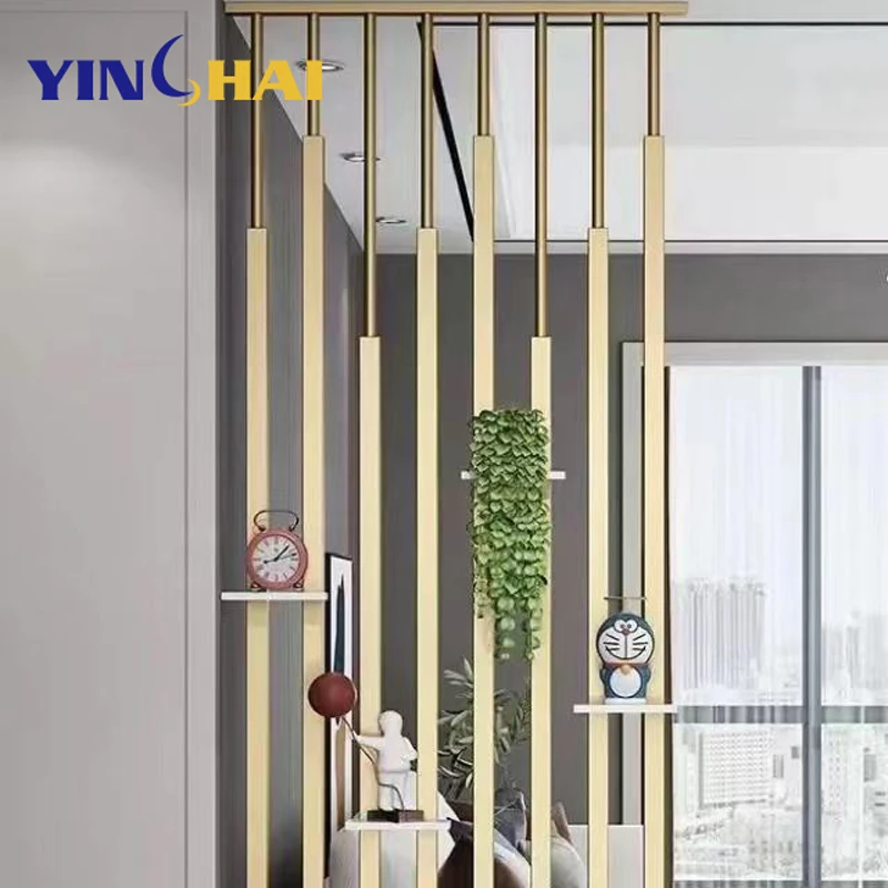 Customizable Decorative Room Dividers Stainless Steel Decorative Metal Screen Screen Partition