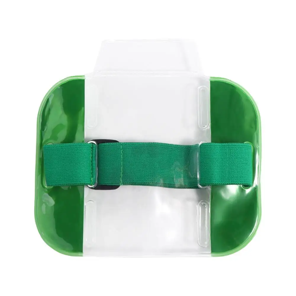 

Design Arm Elastic Band Bag Card Bag Women Men Credit Card Case ID Badge Holder Transparent Elastic Arm Band Photo Armband