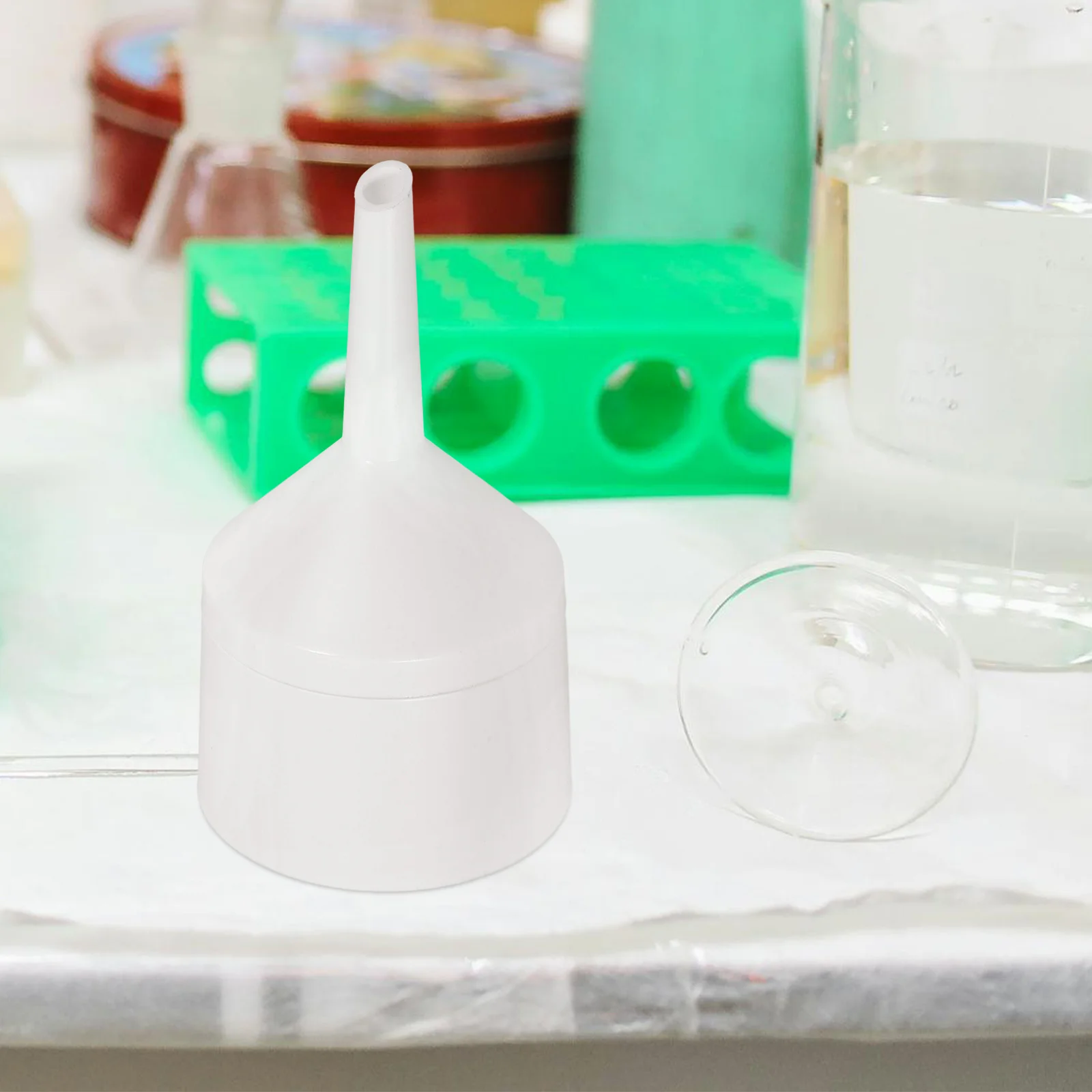 

Plastic Efficient Filtration Funnel For Labs Kitchen Easy Cleaning Funnel For Filling Bottles Filtering Sand