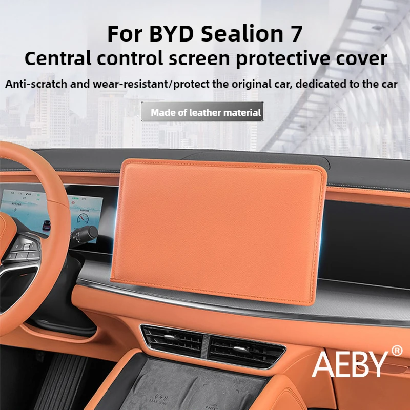 

AEBY For BYD Sealion 7 2024 Central control screen protective cover ,Car navigation screen protective cover , Easy Install