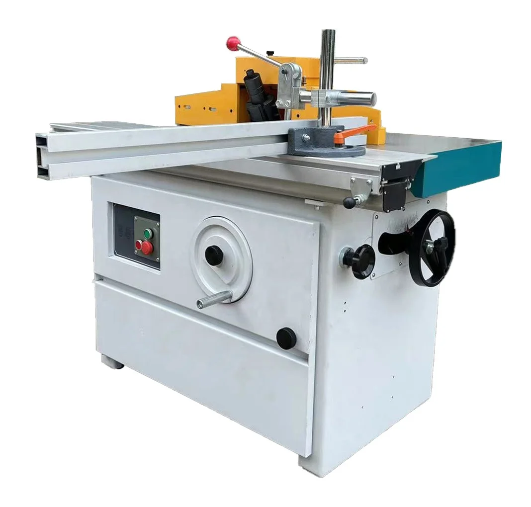 Woodworking Solid Wood Furniture Vertical Table Sliding Single Spindle Moulder Milling Shaper Router Cutter Machine CE