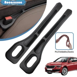 2pcs/set Car Seat Gap Filler Strips Accessories For Skoda Kamiq Karoq Kodiaq 2016 2017 2018 2019 2020 2021 2022 2023 2024 2025