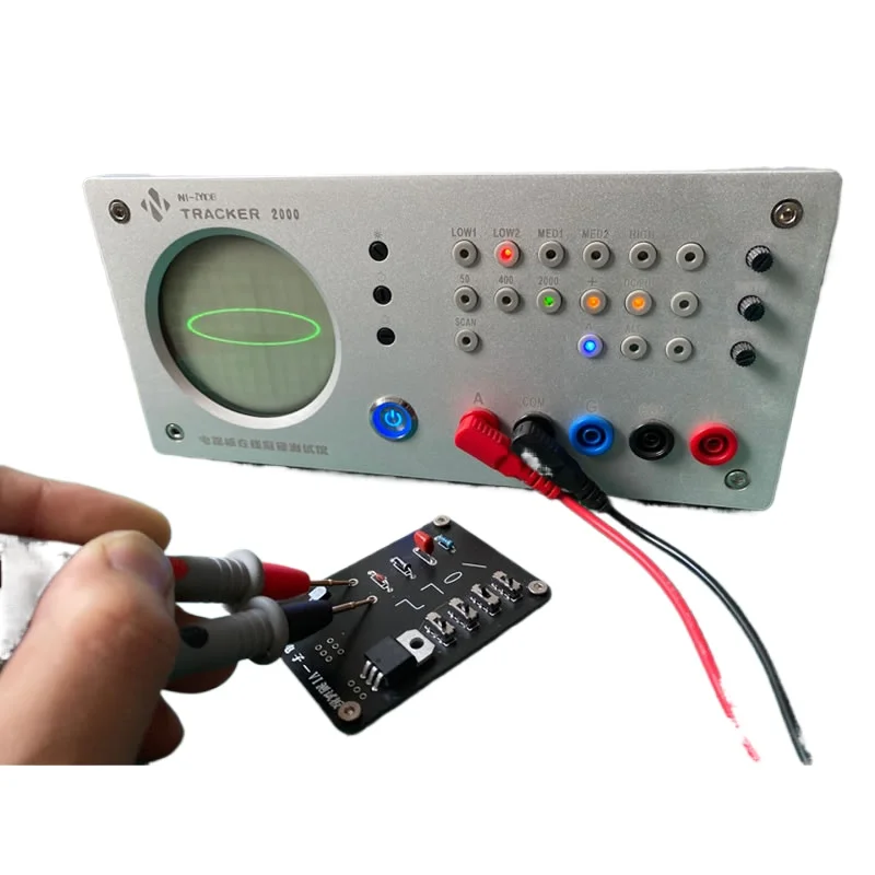 

VI Curve Tester All-In-One with Dual Display Aluminum Housing Circuit Testing Tool for Electronic Components