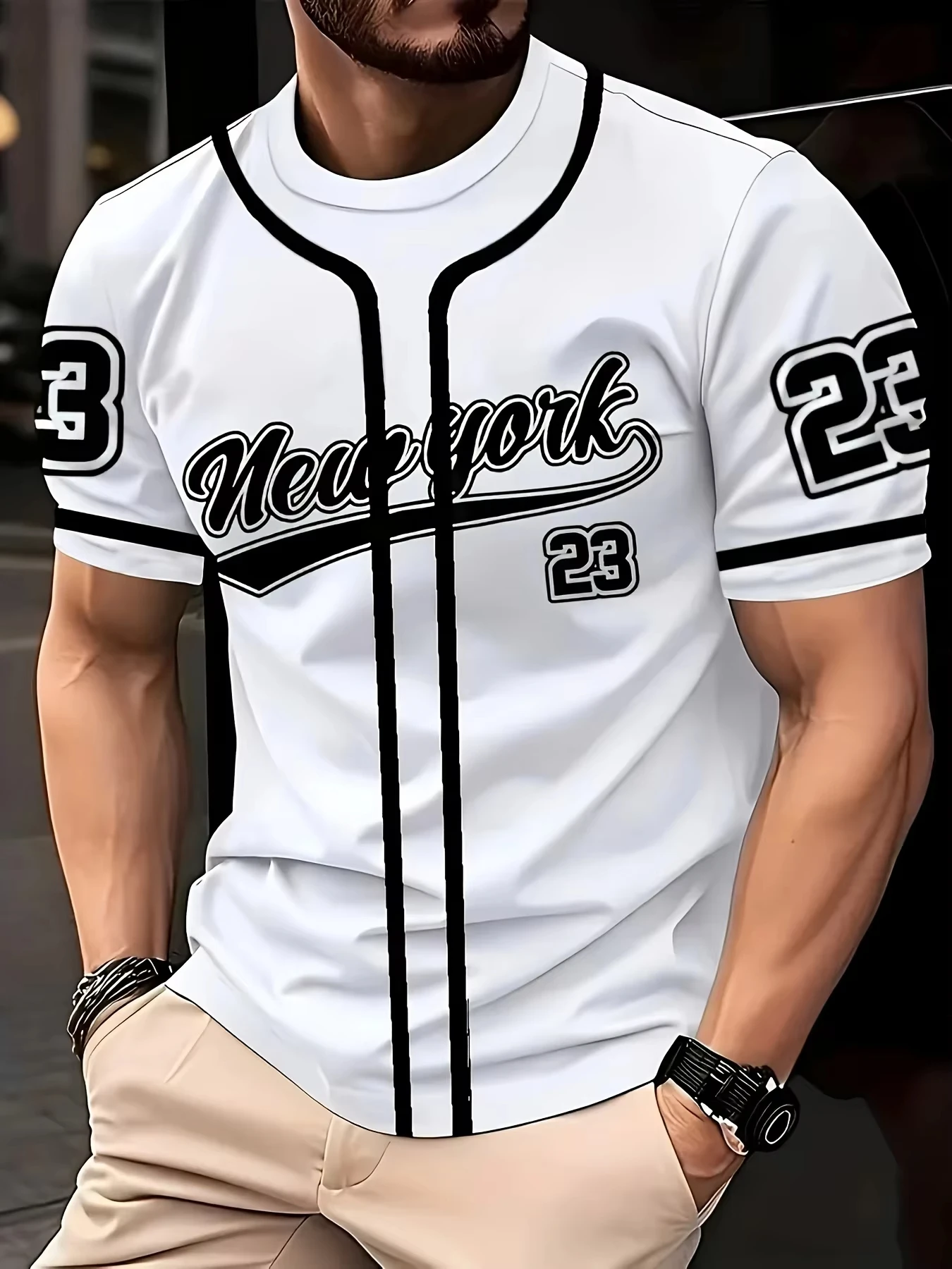 

Нет. Мужская футболка с 3D-принтом «Нью-Йорк», повседневная, с круглым вырезом, на все сезоны, удобная, с контрастным дизайном в черно-белых тонах