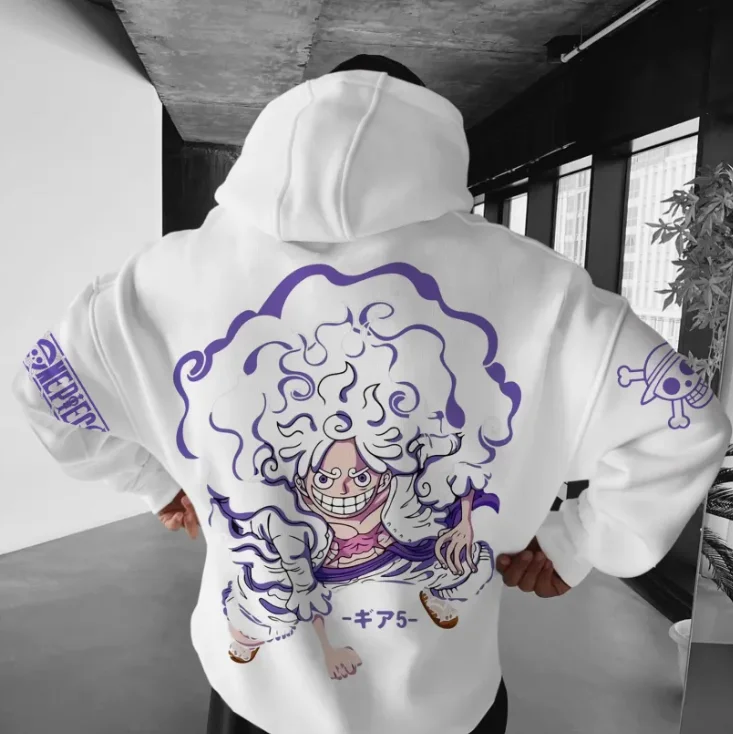 

Мужские и женские толстовки с принтом аниме One Piece, свободные уличные толстовки большого размера