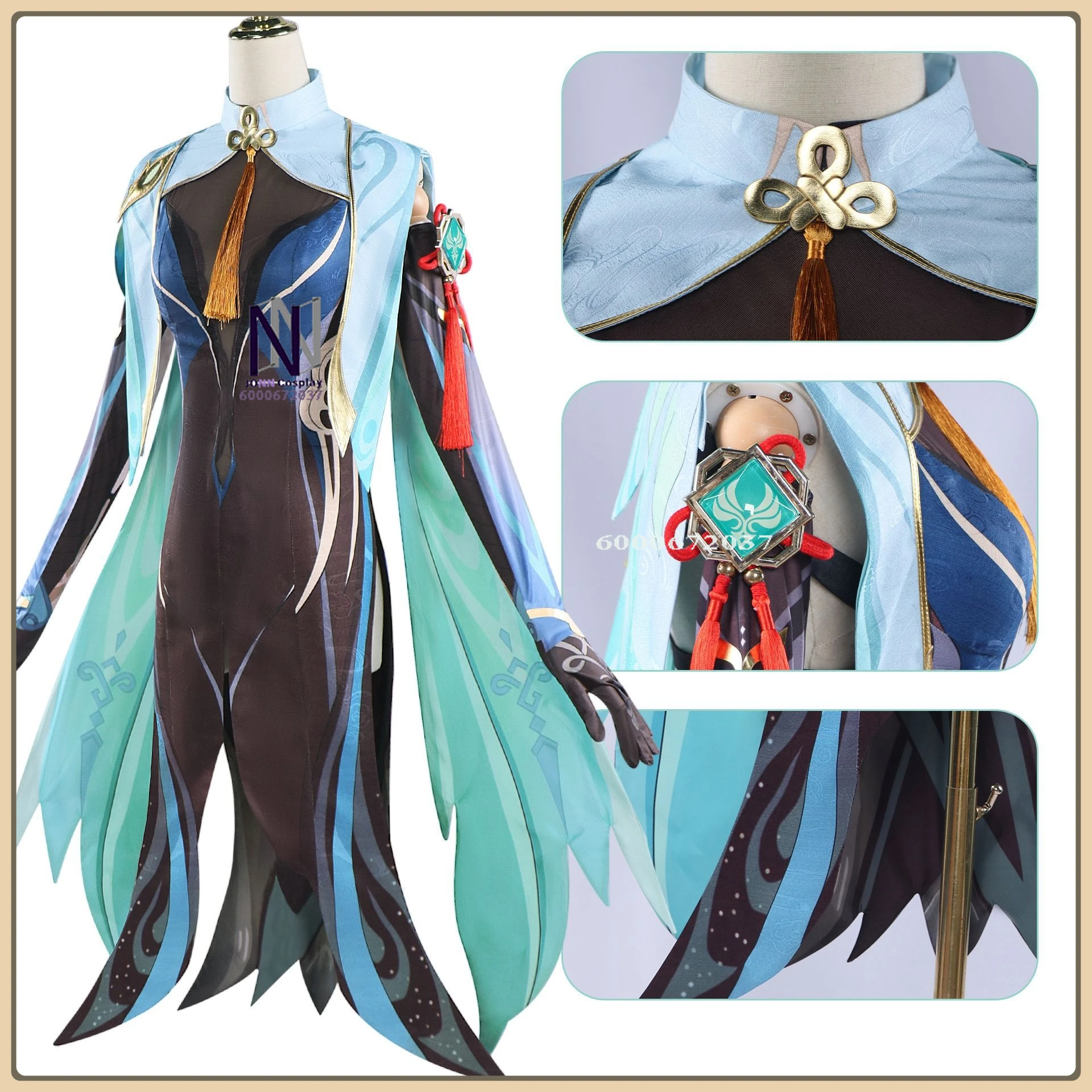 

High Quality Xianyun Cosplay Costume Genshin Impact Women's Oriental Fairy Style Cloak Anime Outfit Comic Con Party Suit