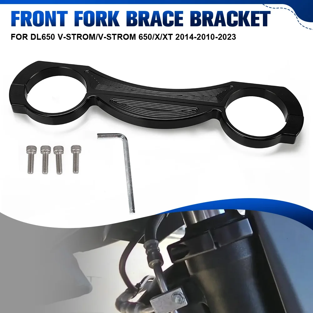 

Motorcycle Front Fork Brace Bracket For Suzuki DL650 V-Strom/V-Strom 650/X/XT 2014-2010-2023 Fork Stabilizer Vstrom 650X 650XT