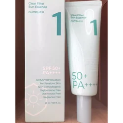 Numbuzin NO.1 Pure-full Calming Water Suncreen SPF50+PA+++50ml Deep Moisturizing Soothing Redness Hydration Korea Face Skin Care