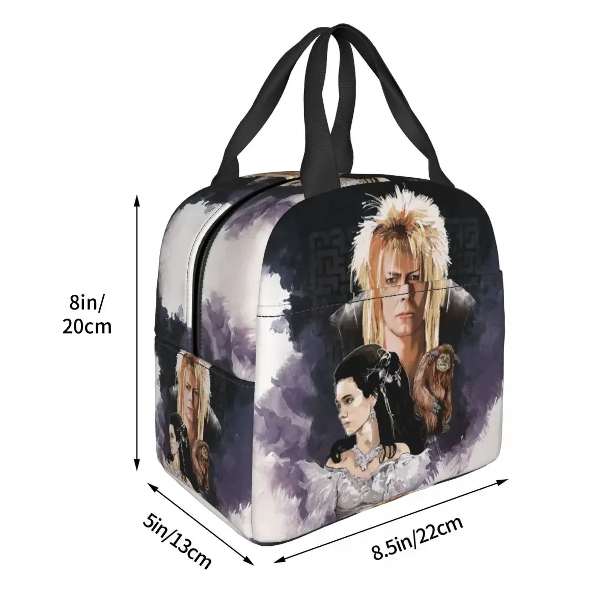 Adventure Movie Labyrinth Lunch Bag Donna Resuable Termico Isolato Cooler Lunch Box per Bambini in età scolare Borse da picnic per alimenti