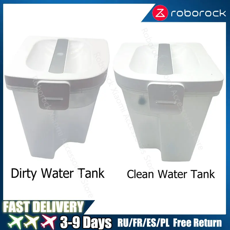 New Original Clean Water Tank / Waste Water Tank Roborock Q Revo Pro MaxV Q Revo S Dock Station Robot Cleaner Parts