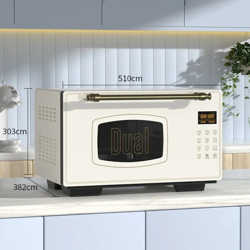 

Microwave Oven 220V Household Small Mini Retro Micro Steam Baking Oven Integrated Stainless Steel Convection Oven Horno 오븐