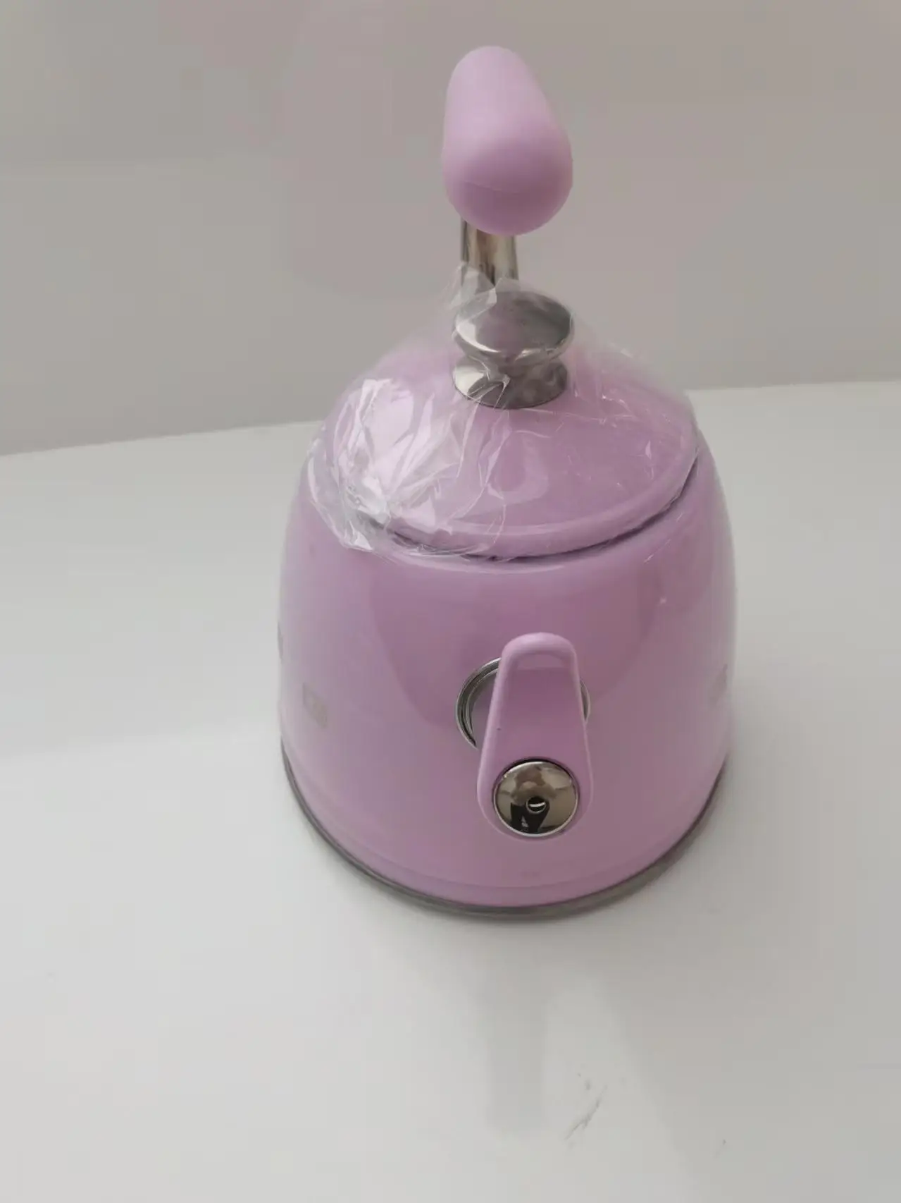 

Retro Whistle Stainless Steel Kettle 2.3L Suitable for Induction Cooker Open Flame Home Water Boiler