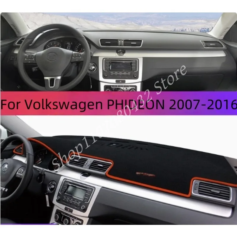 Для ‌ Volkswagen PHIDEON 2007-2022 чехол для приборной панели автомобиля, избегайте легкой панели, чехол для приборной платформы, коврик, аксессуары для ковров