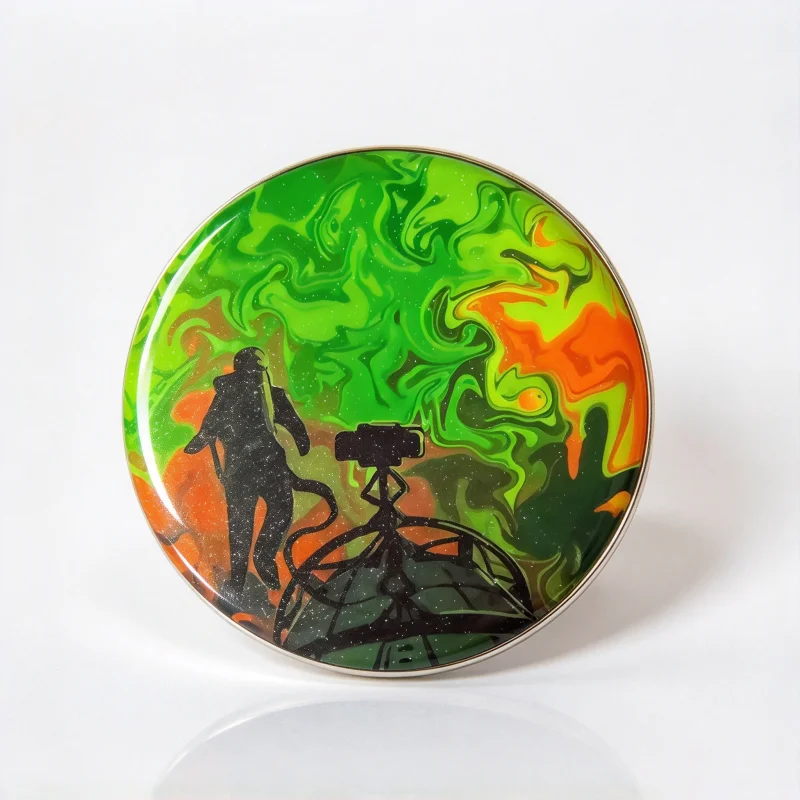 Project Hail Mary Adrian Button Badge Sci Fi Novel Lapel Pin Backpack Book Fans Cosplay Accessory Collectible Gift