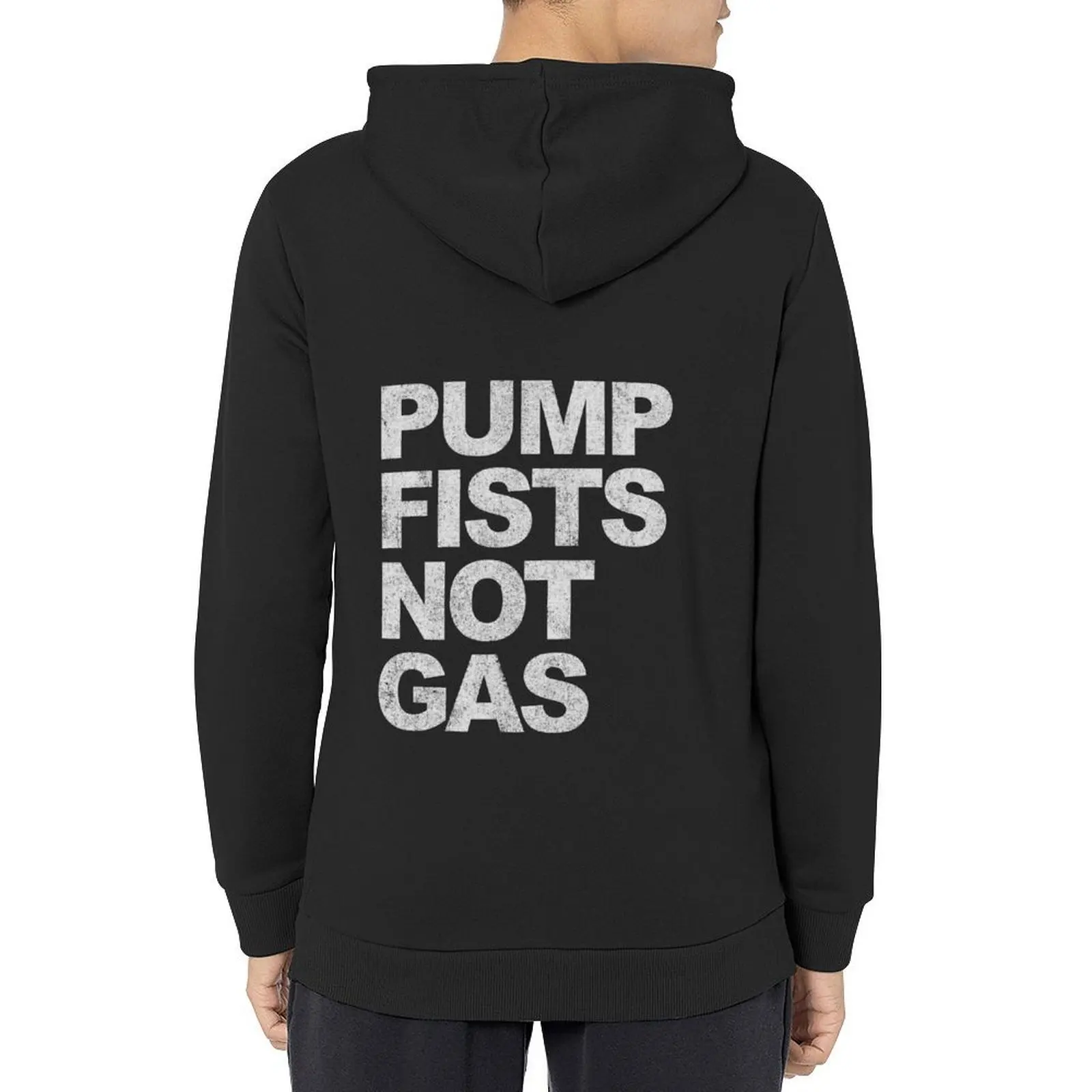 

Pump Fists Not Gas New Jersey Hoodie mens clothing hooded shirt men clothes men's sweat-shirt set hoodie