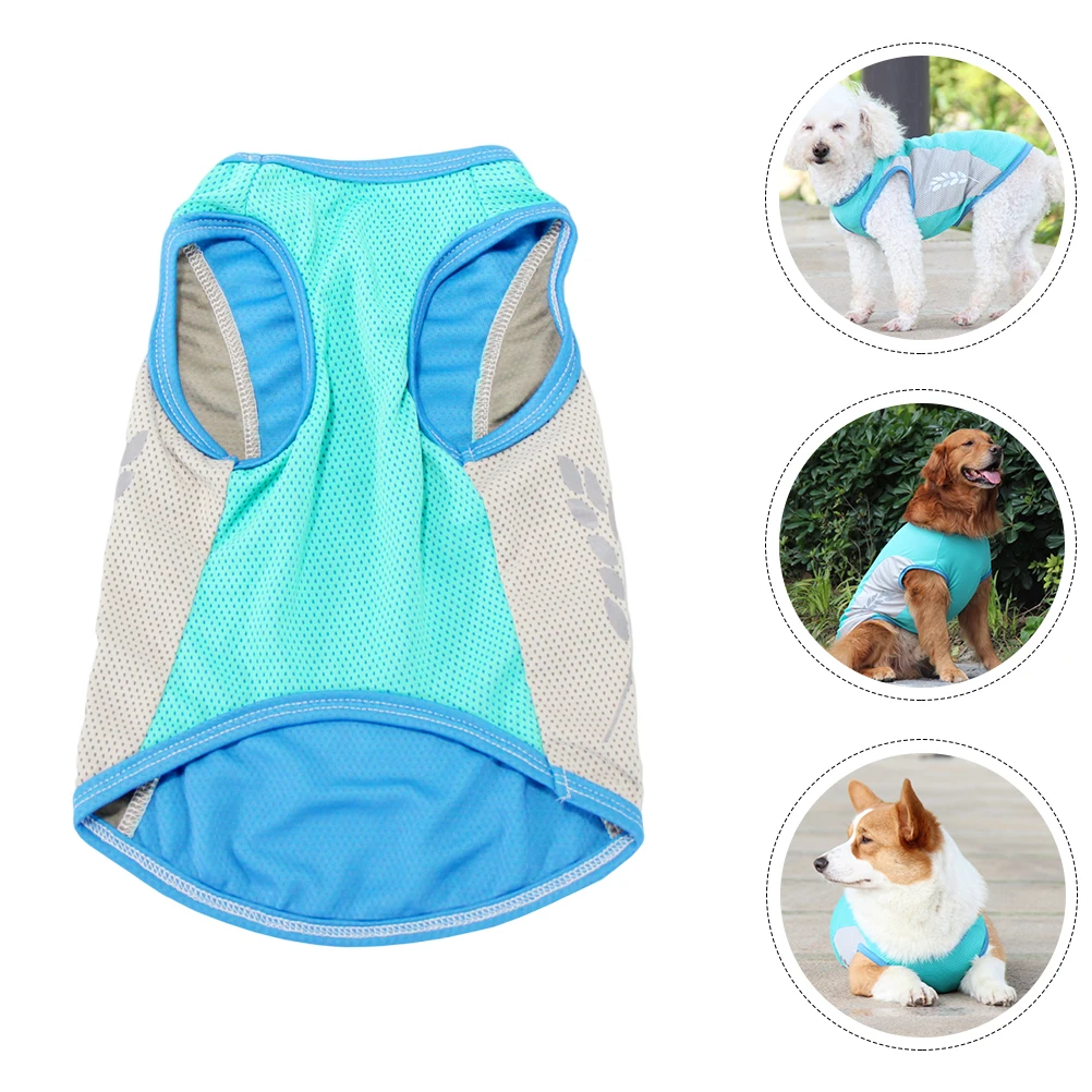 

Dog Vest Summer Cooling Breathable Comfortable Lightweight Durable Puppy Clothes Decorative Pet Wear Dog Cooling Vest