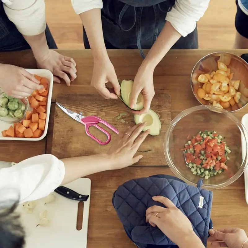 Kitchen Shears Chicken Bone Scissors  Stainless Steel Poultry tool Multipurpose Seafood Cutter Fish Scale Knife kitchen gadgets