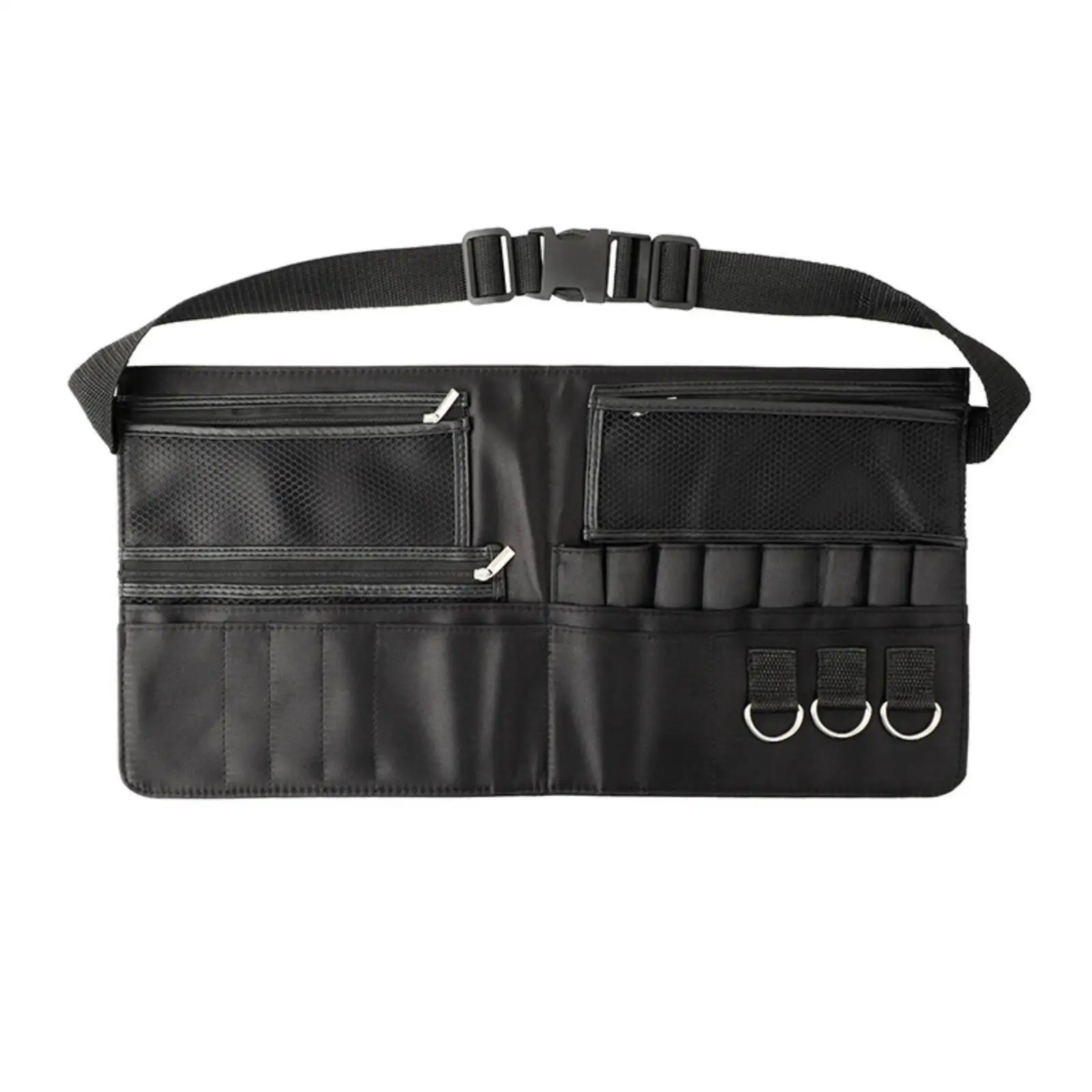 Makeup Brush Belt Bag Professional Makeup Brush Belt Fold-out for Cosmetologists