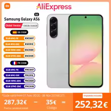 Samsung Galaxy A56 5G Version Para Oriente Medio Exynos 1580 Pantalla de 6,7" Super AMOLED, 120Hz, 50MP, 5000mAh, NFC, IP67
