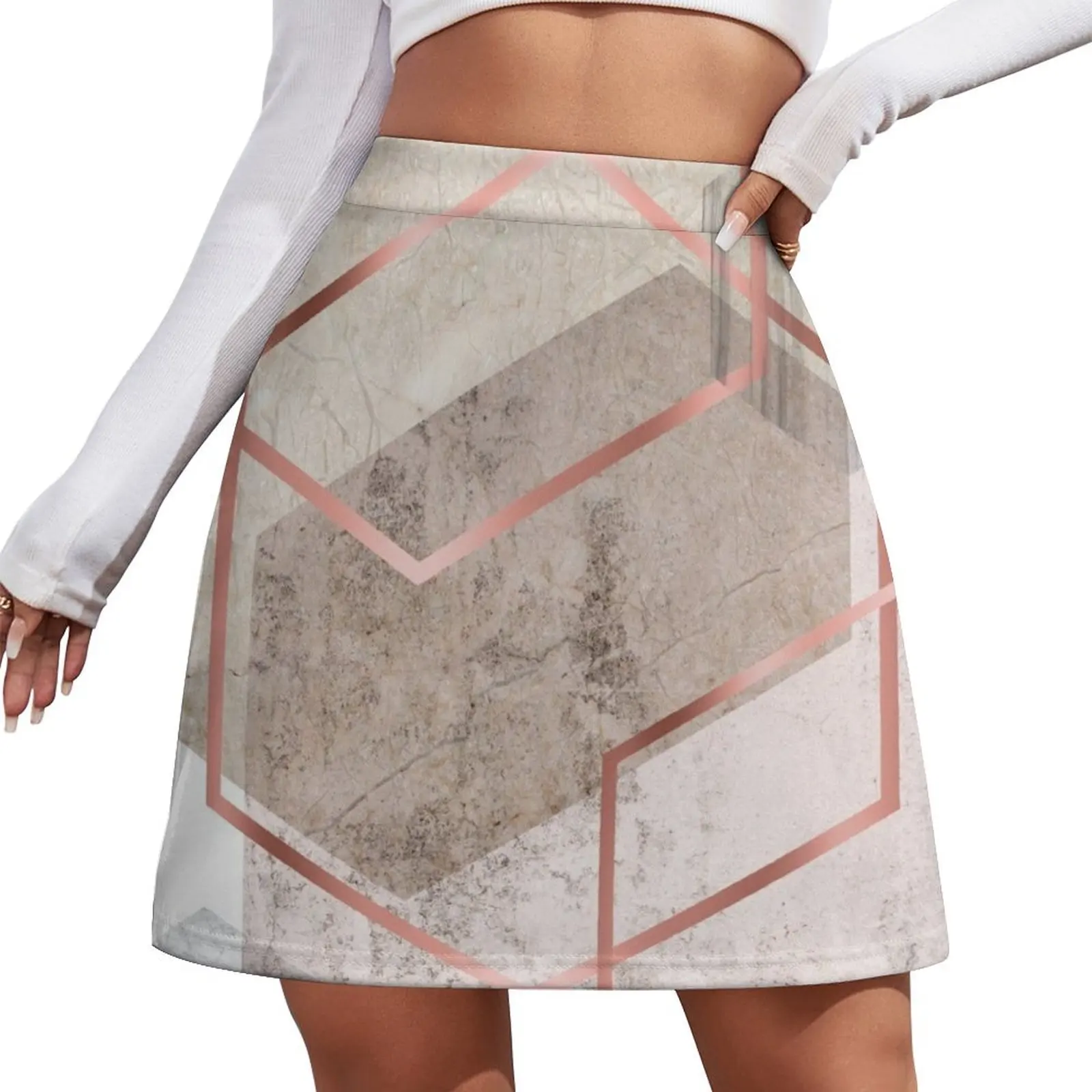 

Geometric Abstract Mini Skirt fairy core japanese kawaii clothes japanese style fashion