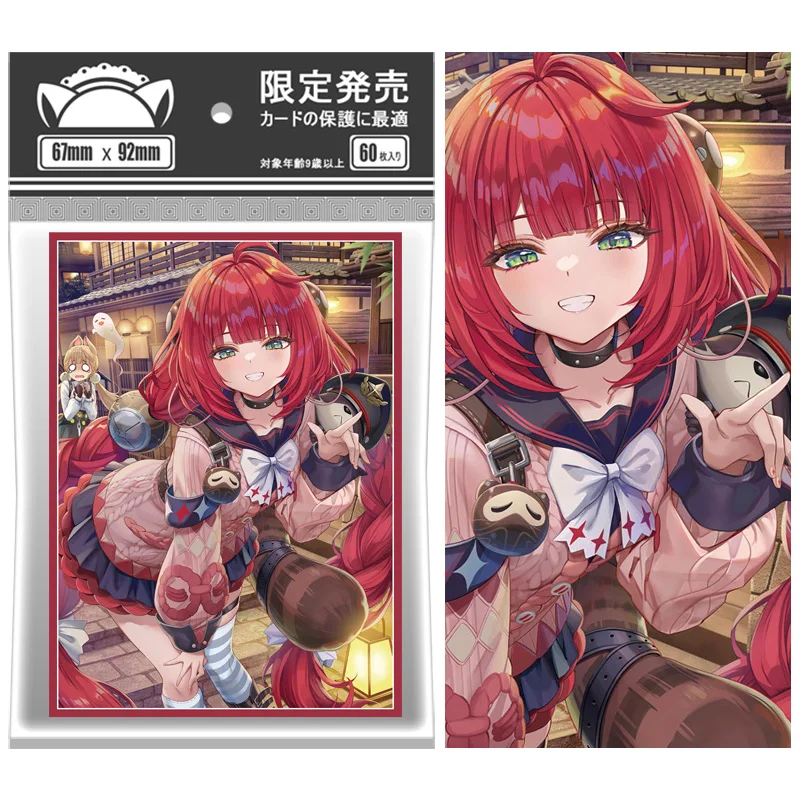 

60Pcs/set 67X92Mm Diy Goddess Story Zenless Zone Zero Card Sleeve Ws Opcg Ptcg Ukinami Yuzuha Card Protection Cover Gift Toys