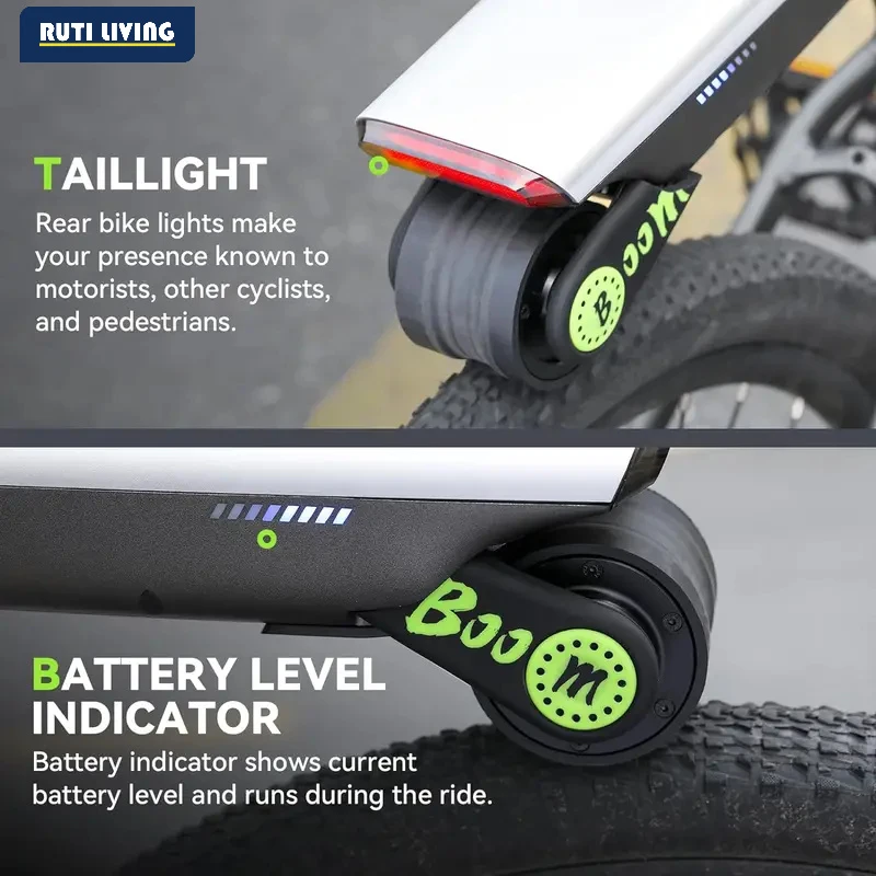 Wheel Bicycle Electric Booster 18V10AH Battery 200w Portable Bicycle Booster Durable Accessories Bicycle Mountain Bike Suite - view 5