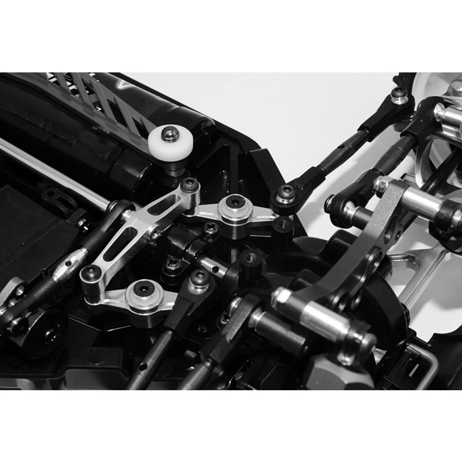 

7Pcs Steel Steering Link Rod Linkage Servo Rod Set for Tamiya TT-02B TT02B 1/10 RC Car Upgrade Parts Accessories Rich