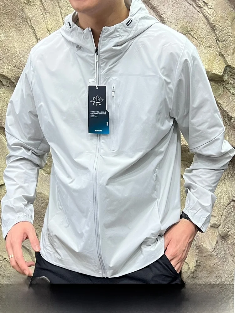 

Легкая быстросохнущая водонепроницаемая куртка для активного отдыха с защитой от солнца, серия Mountain, функциональная, UPF50, с проклеенными швами, весна-лето