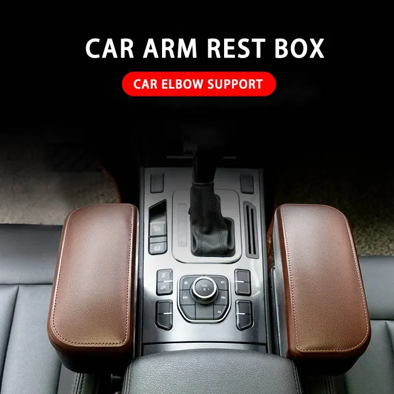 

Universal Car Arm Rest Box Center Console Armrest Pad Car Armrest Organizer Accessories Cushion For Auto Elbow Support Armrests