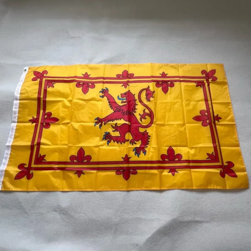 Scotland Flag3x5Fts 90X150cm Royal Lion Rampant Scotland Flag high quality polyester hanging flag banner for decoration