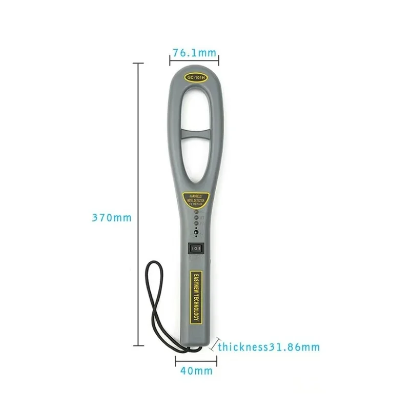 GC-101H high sensitivity handheld metal detector Small security outdoor high precision detector fast sensing