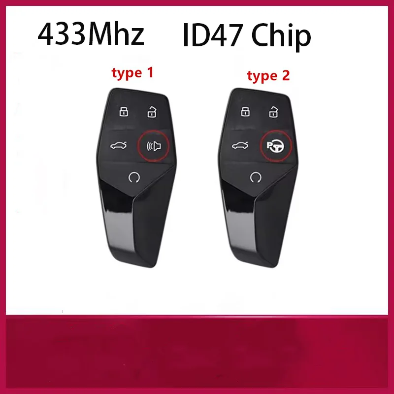 Car Keyless Smart Remote Key 433Mhz with ID47 Chip for MG ONE SUV Car Intelligent Remote Key Full Lock Kit