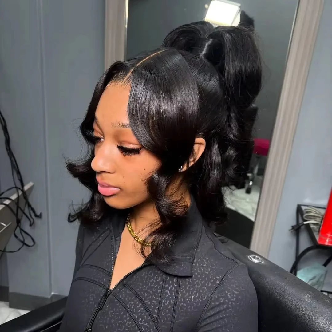 

Парик из натуральных волос 360 Full Lace, волнистый, 38 дюймов, с HD-кружевом 13x6, предварительно прорезанный, бразильские волосы 13x4 для женщин