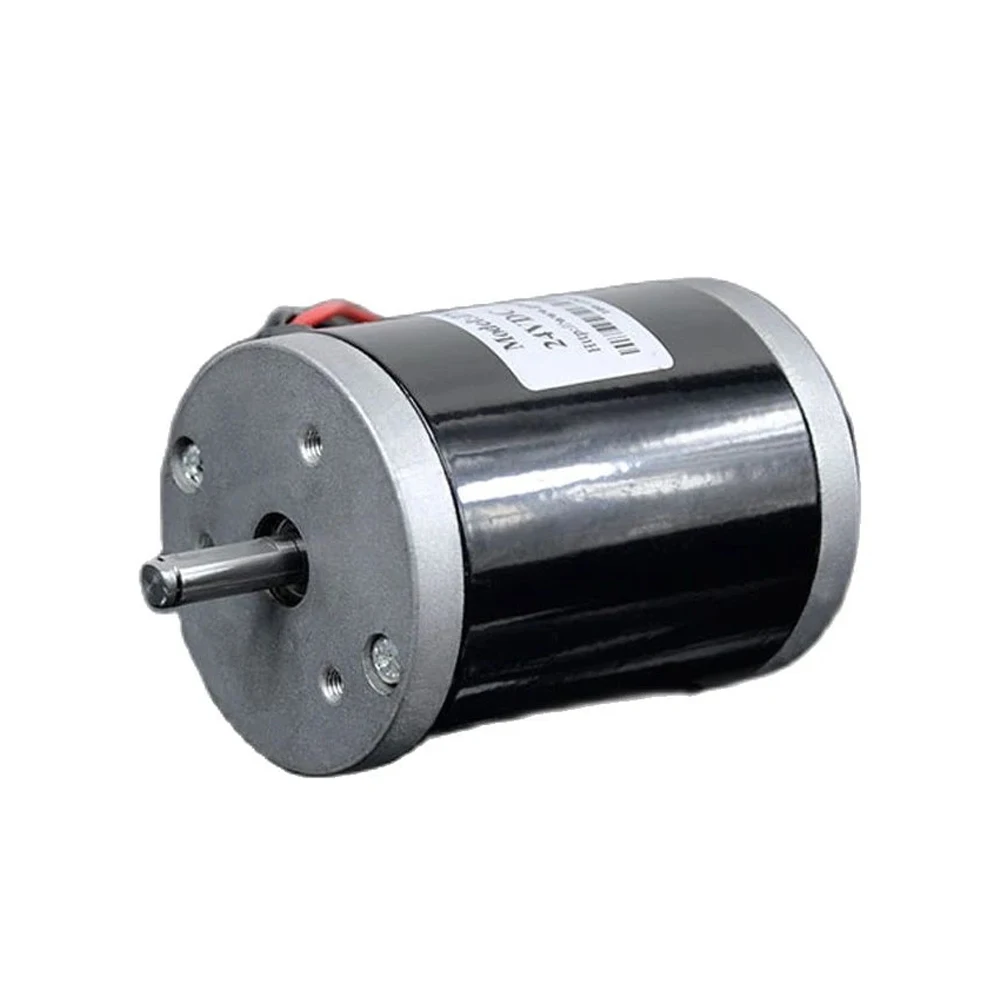 New For 12V 120W 3500rpm High Torque Low Noise Double Ball Bearing High-Power DC Motor