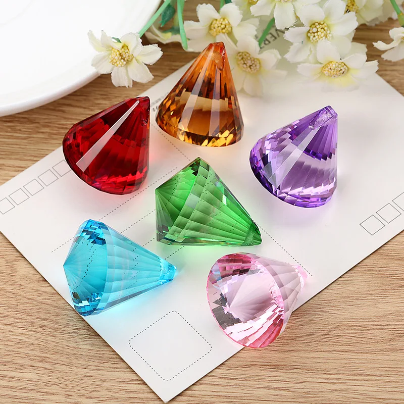 Chandelier prism Crystal Faceted Diamond Chandelier Pendant Glass Brillant Sphere For Chandelier Photography Window wedding