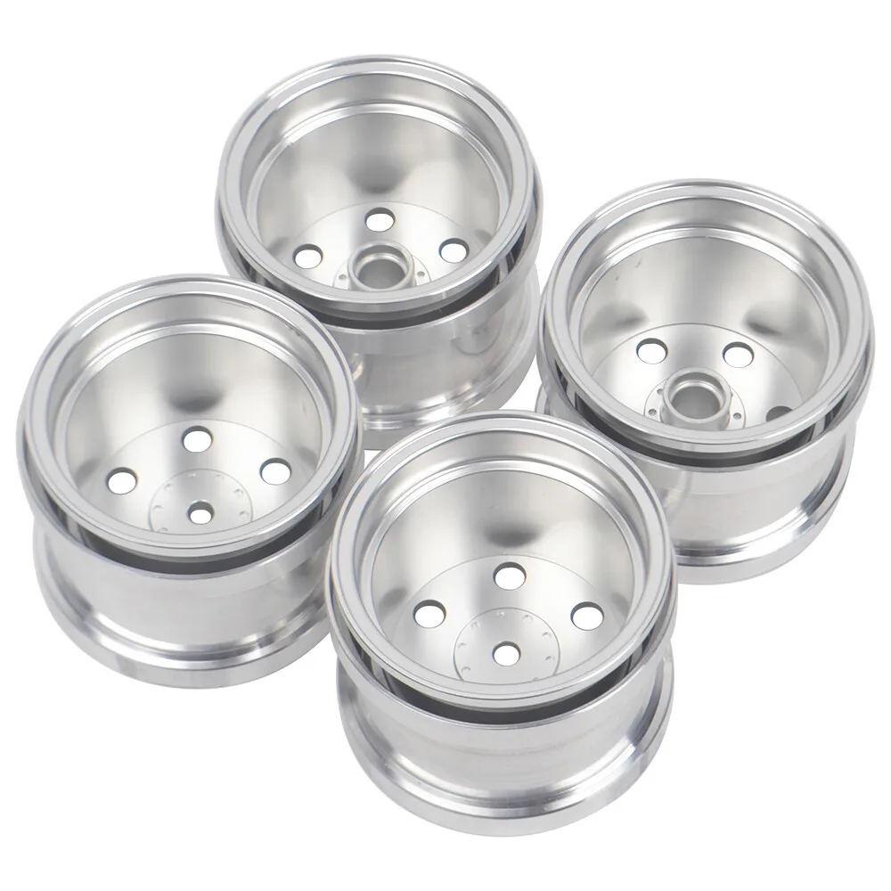 Aluminum Front Rear Beadlock Wheels for Tamiya Blackfoot Monster Beetle