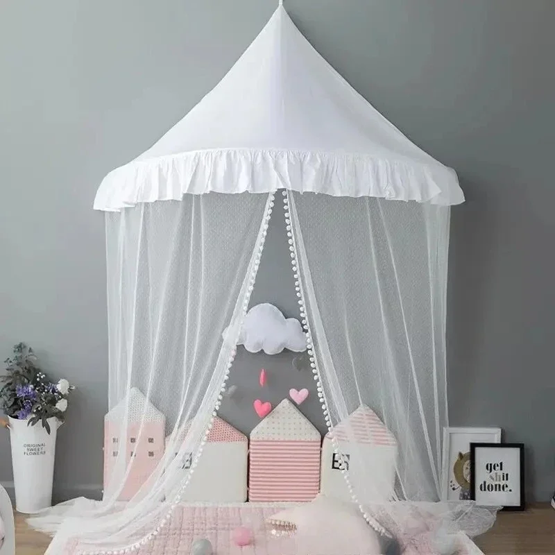 Children Play House Castle Baby for Bed Decoration Tent Curtain  Canopy Bed Curtain Baby Crib Netting Girls Boy Room Decoration