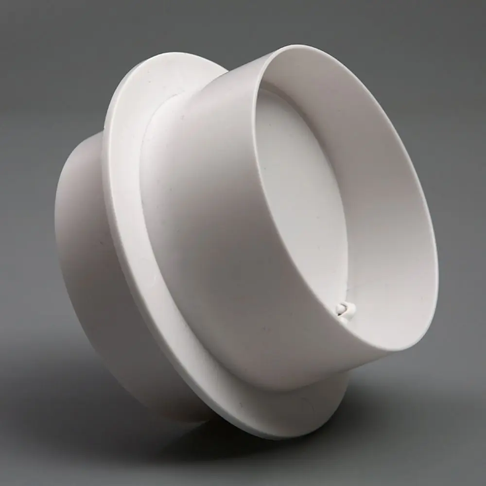 Portable Plastic Pipe Check Valve Round 80/100/110/150/200mm Air Duct Check Ventilation Valve Exhaust Fan Hose Proof Valve Home