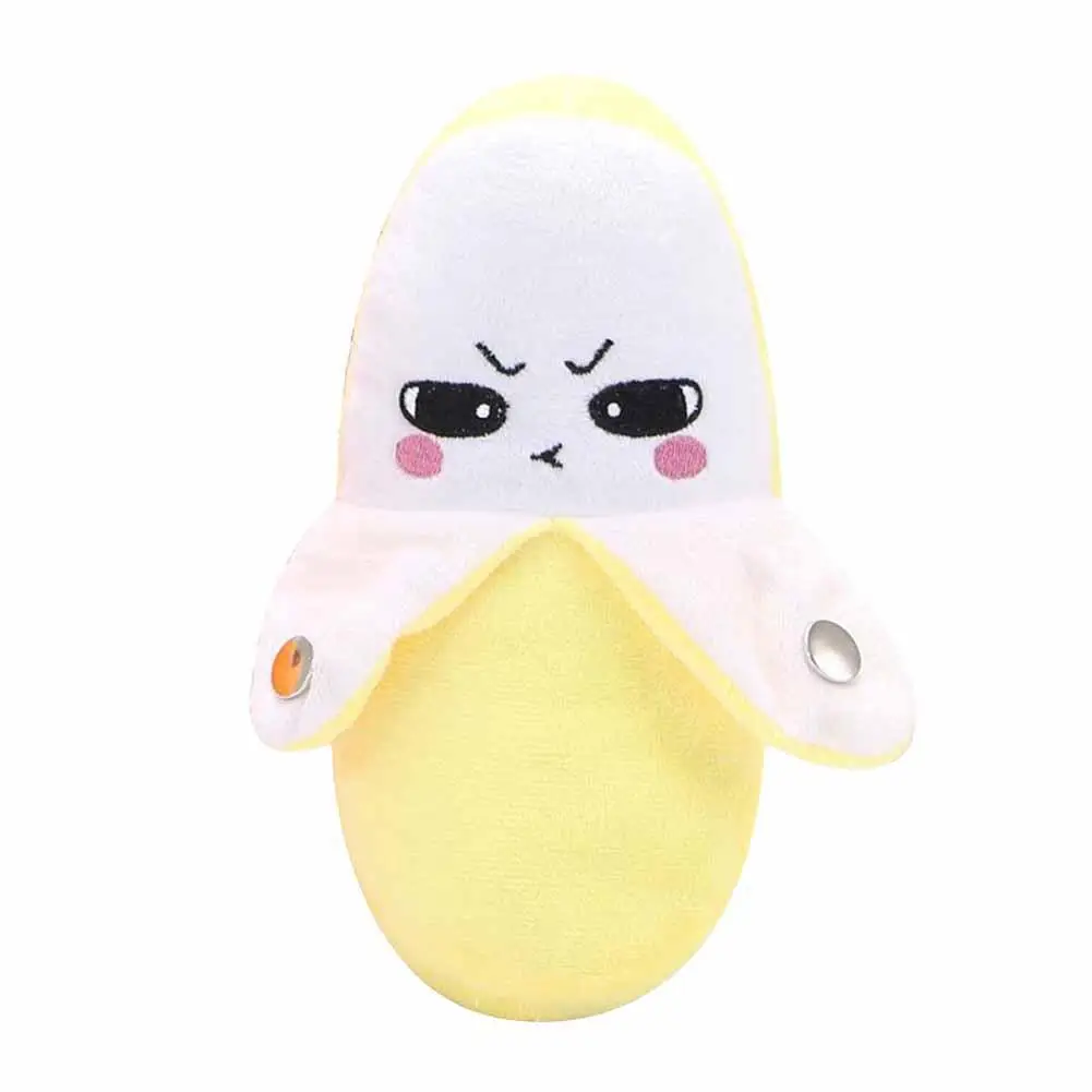 Creative Peculiar Music Rhythm Parent-child Interactive Plush Doll Banana Fruit Induction Toy Cultivate Music Perception Ability