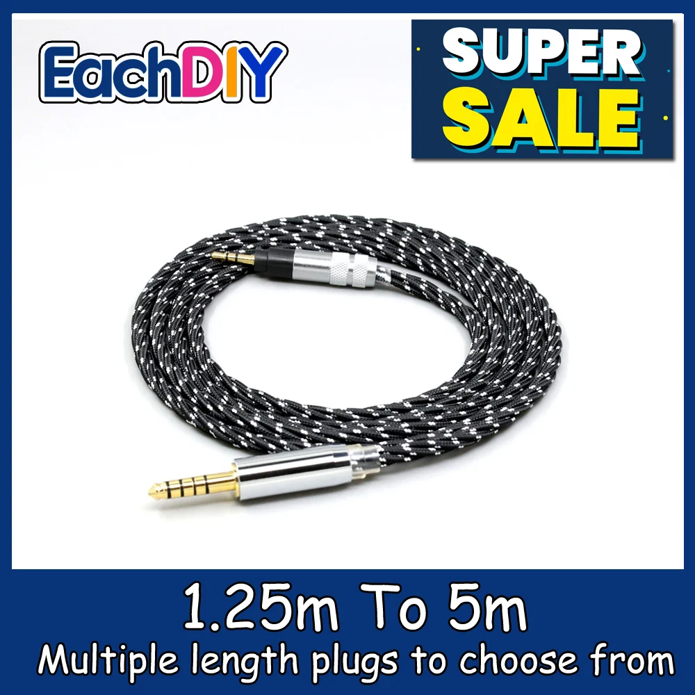 

OCC Mixed OFC Twisting Nylon Earphone Cable For Sennheiser Urbanite XL On Over Ear Headset Headphone LN008725