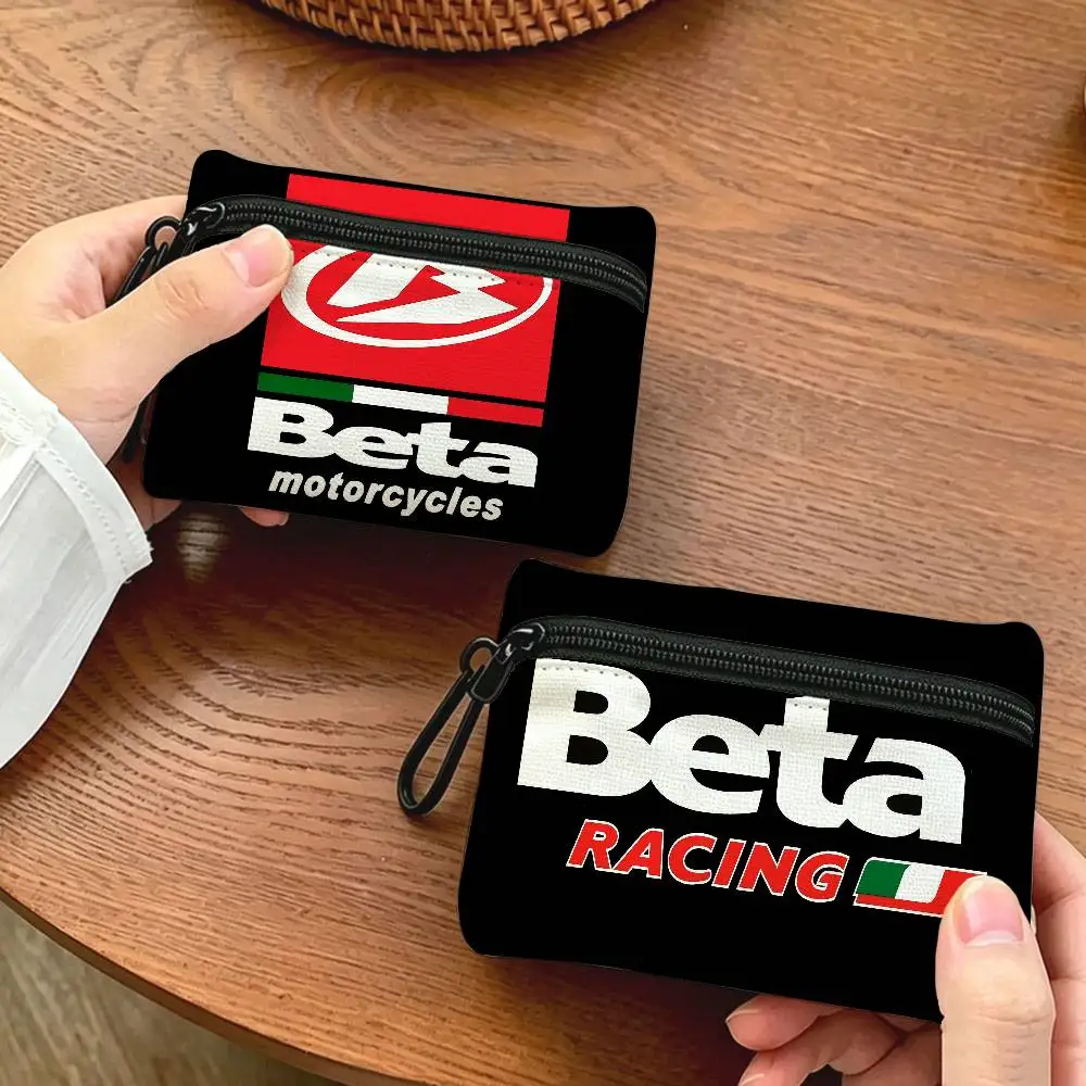 B-Beta Racing Multifunctional Oxford Cloth Small Pouch With Hook Mini Coin Wallet Earbud Storage Bag