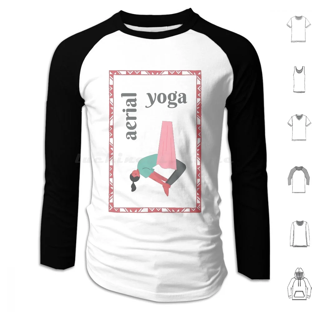 Aerial Yoga Rectangle Frame Hoodie cotton Long Sleeve Aerial Yoga Aerial Yoga Beautiful Aerial Yoga Up Aerial Yoga Ethnic