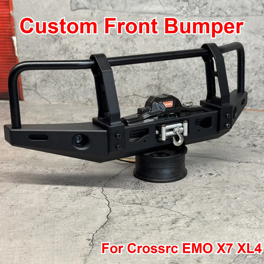 For Crossrc EMO X7 XL4 RC Off Road Bull Bar Style Front Bumper Custom Model Number Decorative Styling Decor Upgrade Parts