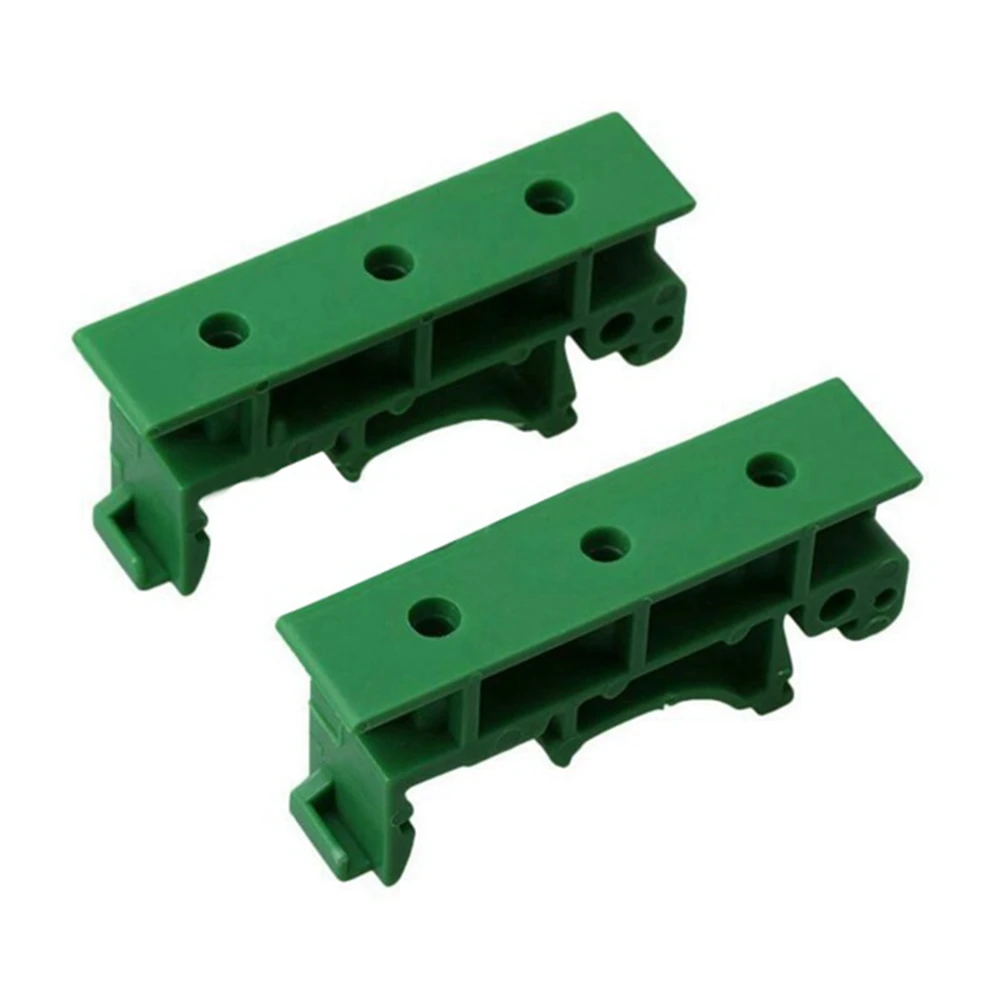 20 piezas DRG-01 PCB para montaje en riel DIN 35, adaptador de soporte, soporte de placa de circuito, conectores de Clips