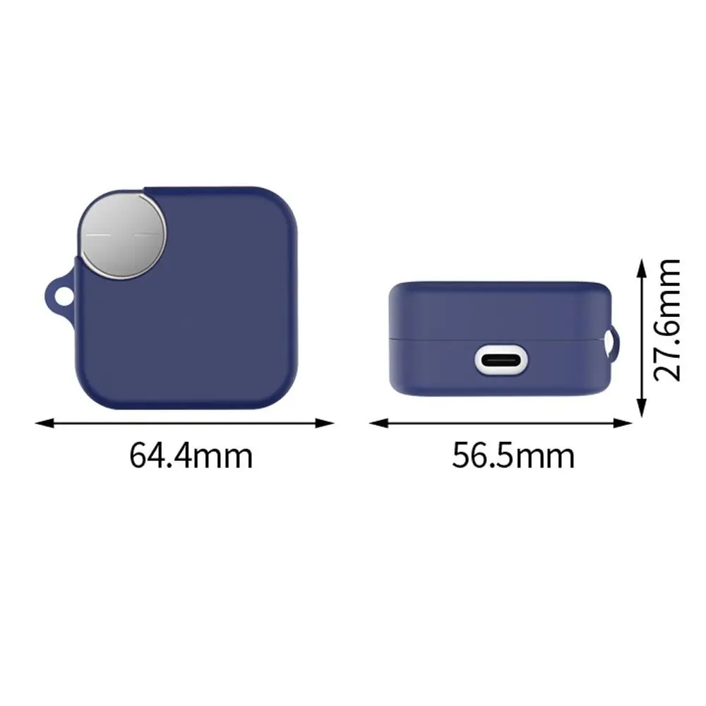 سيليكون حقيبة سماعة الاذن حامي المضادة للخدش سماعات الغطاء الواقي مع حلقة تسلق صندوق شحن الجلد ل CMF Buds Pro 2 #6