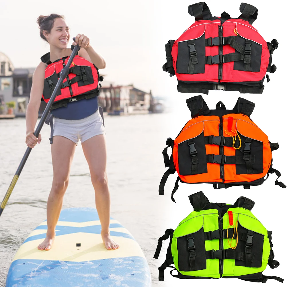 

Спасательный жилет, купальник для выживания, регулируемый жилет безопасности, спасательный жилет с двойной пряжкой, жилет для плавания для каякинга, рафтинга, катания на лодках